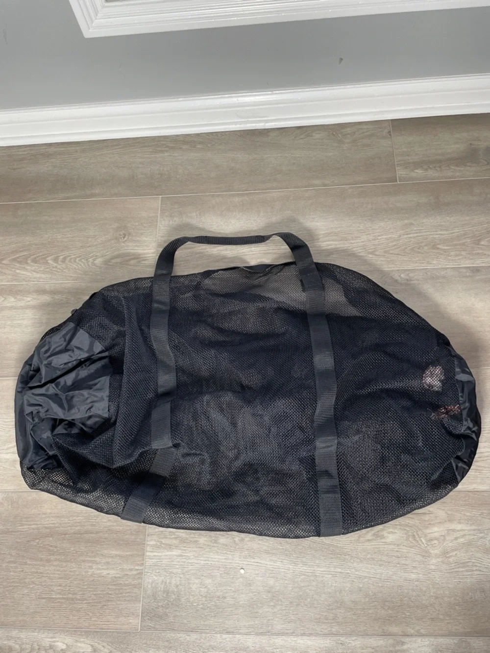Akona Black Mesh Gear Bag - Lightweight Duffle